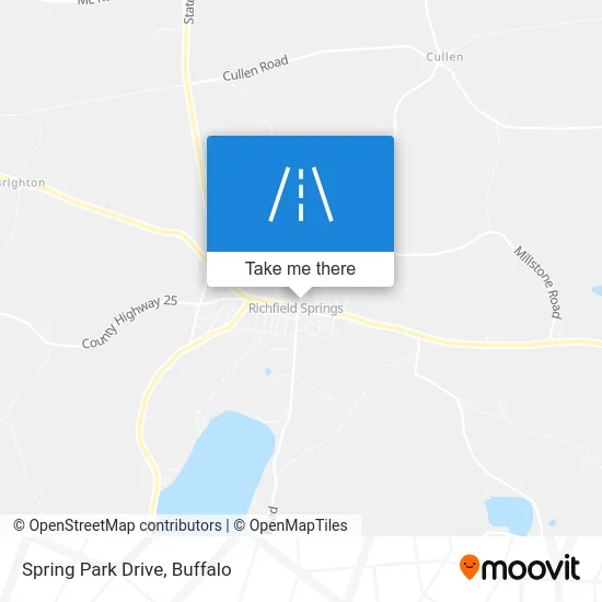 Spring Park Drive map