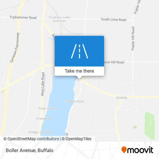 Boller Avenue map