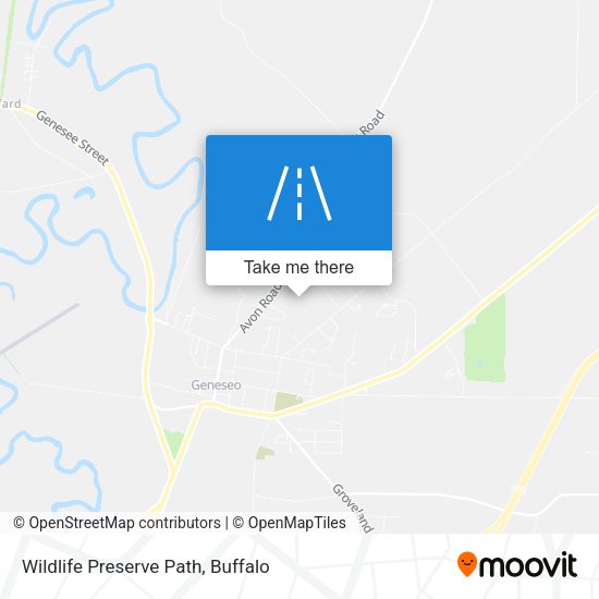 Mapa de Wildlife Preserve Path
