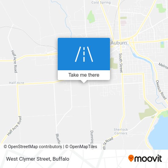 Mapa de West Clymer Street