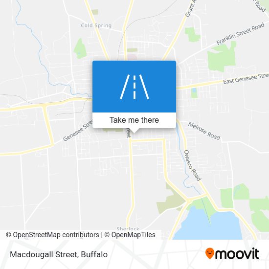Mapa de Macdougall Street