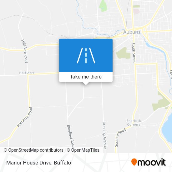 Mapa de Manor House Drive