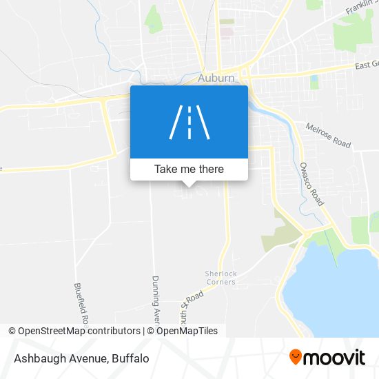 Mapa de Ashbaugh Avenue