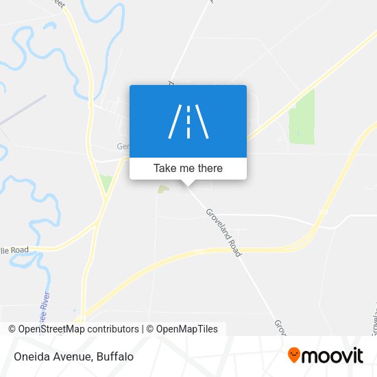 Mapa de Oneida Avenue