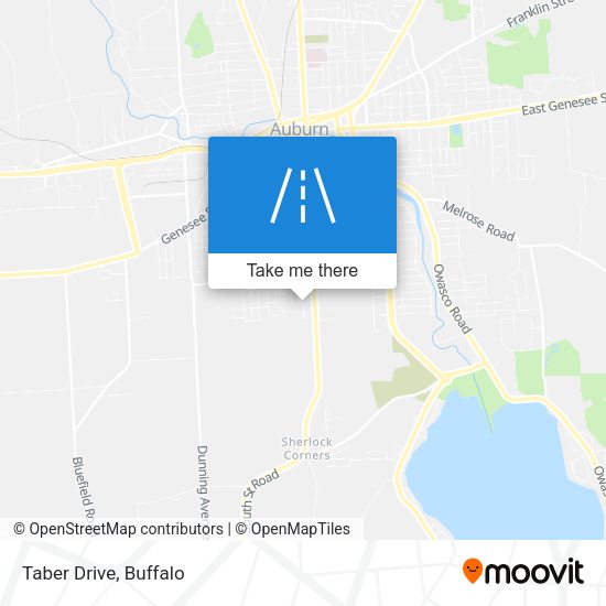 Taber Drive map