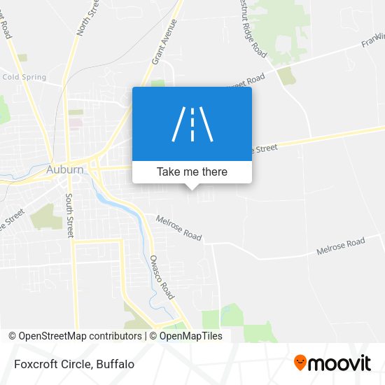 Mapa de Foxcroft Circle