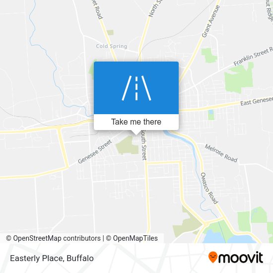 Mapa de Easterly Place
