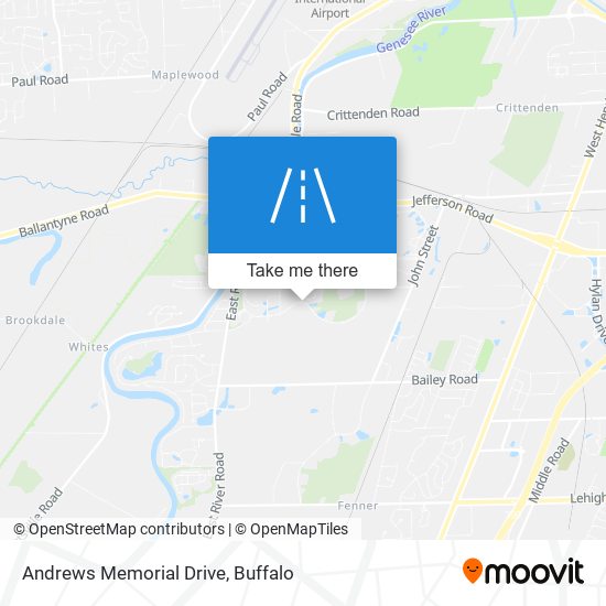 Mapa de Andrews Memorial Drive