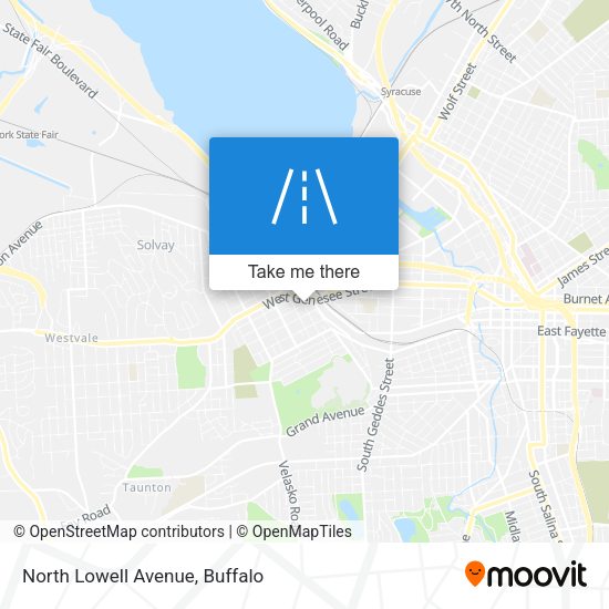 North Lowell Avenue map