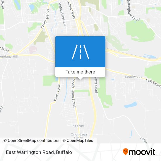 Mapa de East Warrington Road