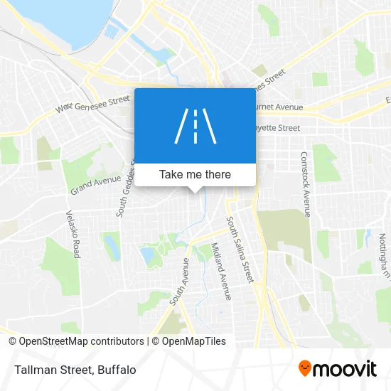 Tallman Street map