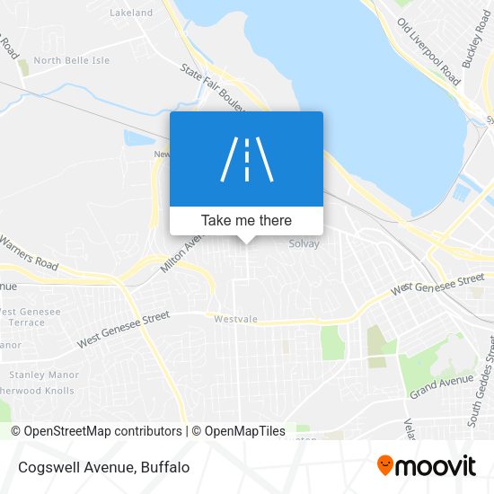 Mapa de Cogswell Avenue