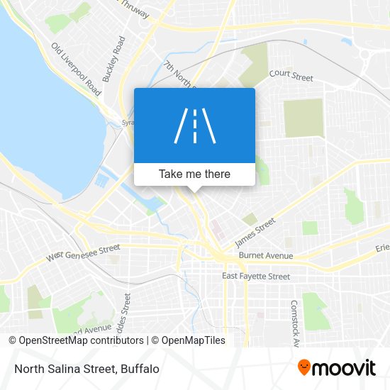 North Salina Street map