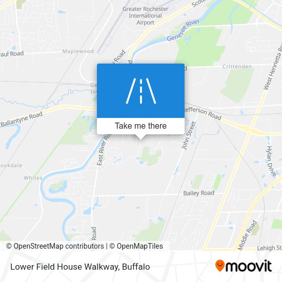 Lower Field House Walkway map