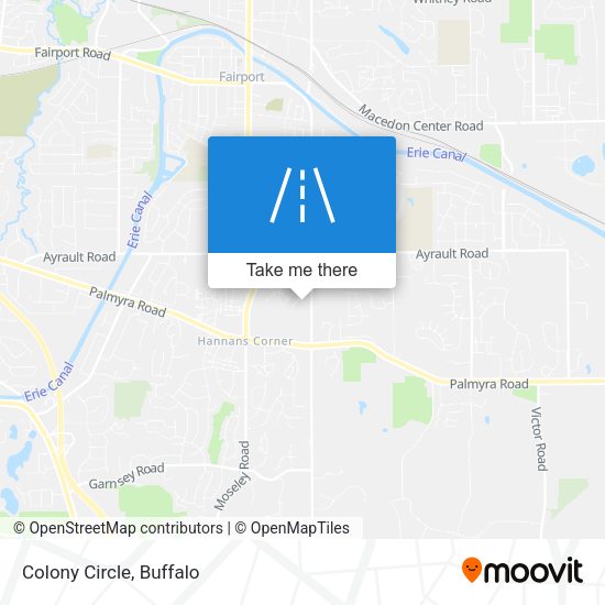 Mapa de Colony Circle