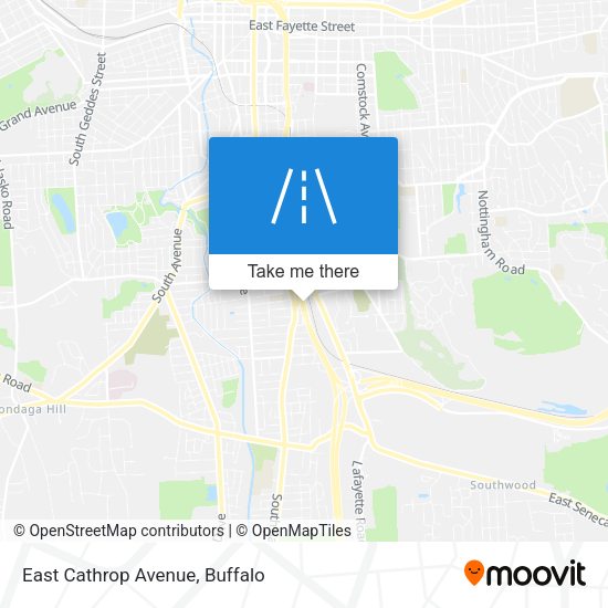 East Cathrop Avenue map