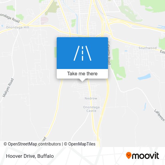Mapa de Hoover Drive