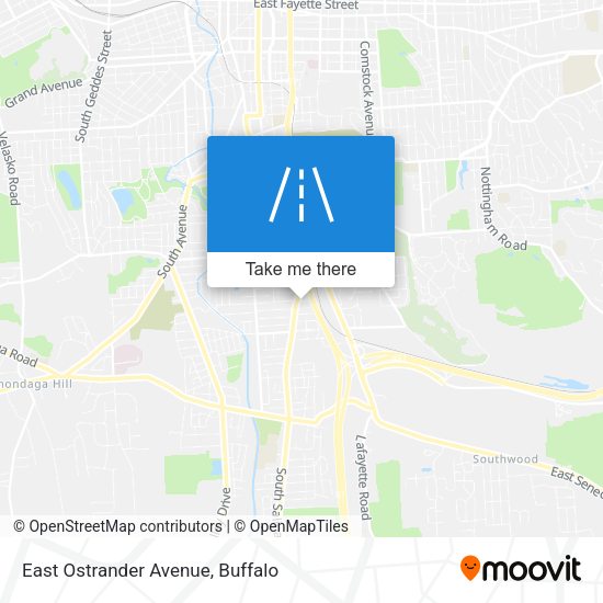 Mapa de East Ostrander Avenue