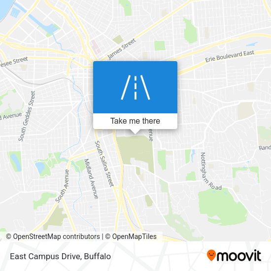 Mapa de East Campus Drive