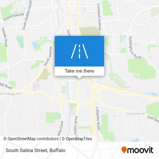 South Salina Street map