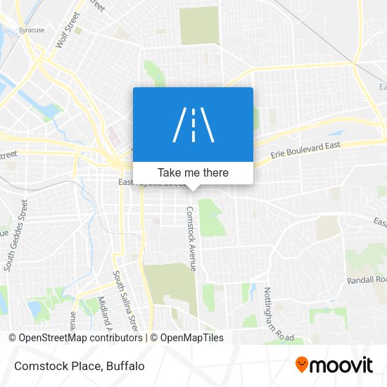 Mapa de Comstock Place