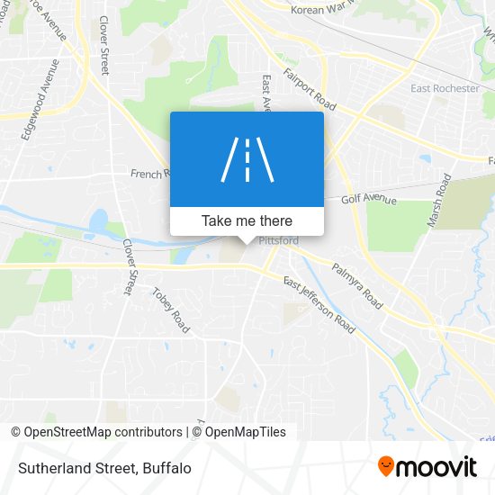 Mapa de Sutherland Street