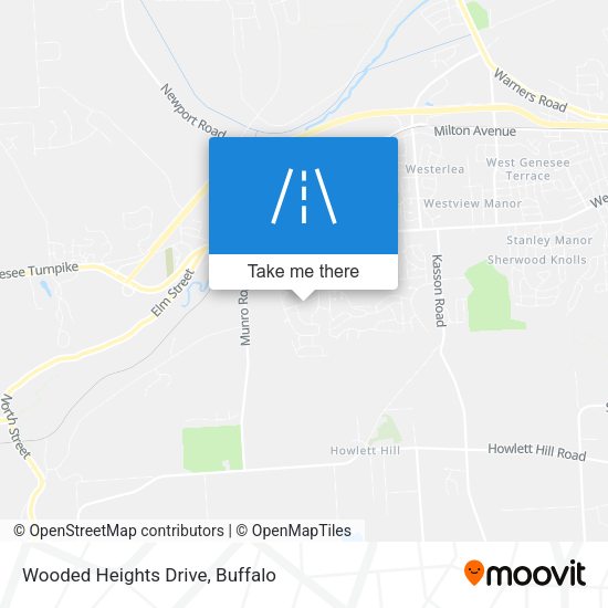 Mapa de Wooded Heights Drive