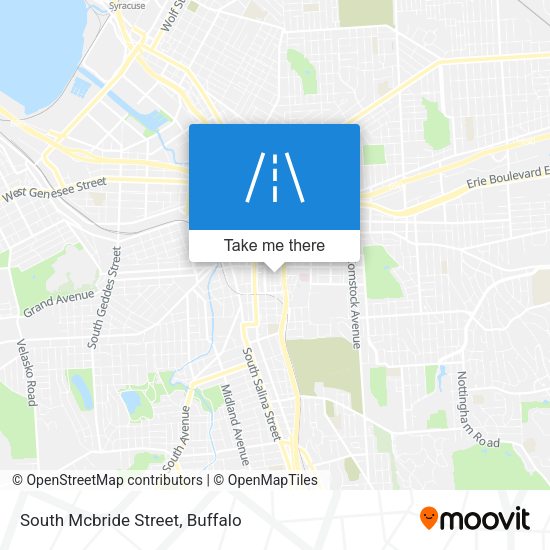 South Mcbride Street map