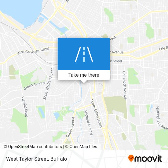 West Taylor Street map