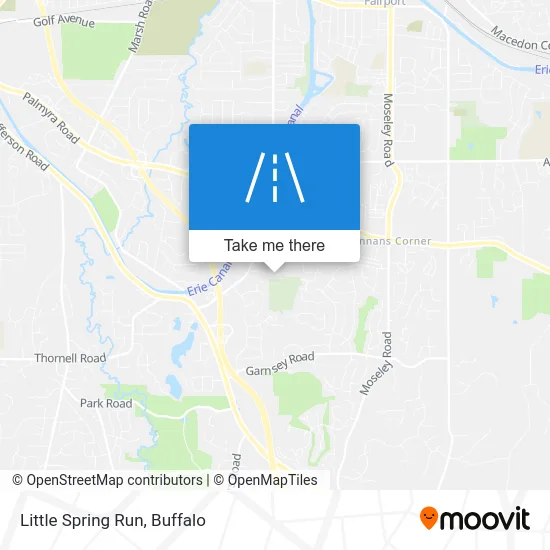 Little Spring Run map