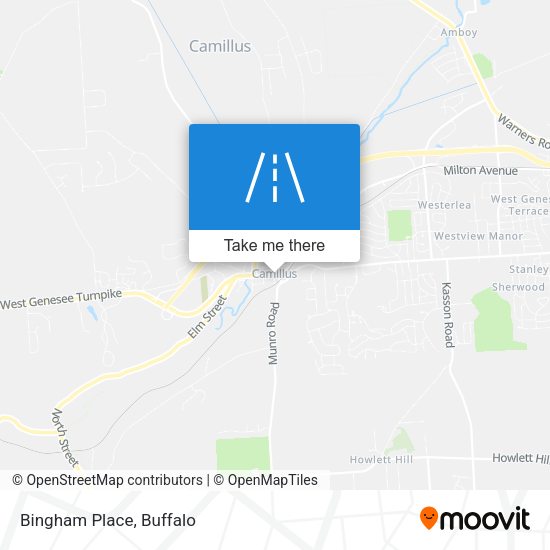 Mapa de Bingham Place