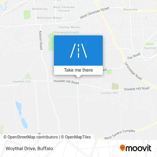 Woythal Drive map
