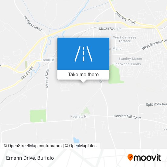 Mapa de Emann Drive