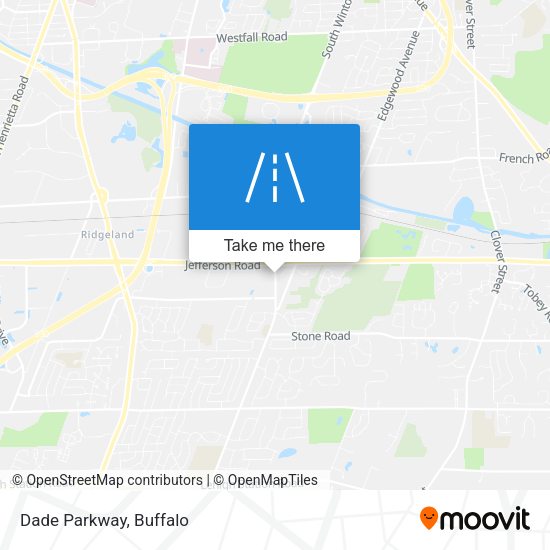 Mapa de Dade Parkway