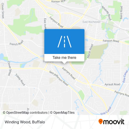 Mapa de Winding Wood