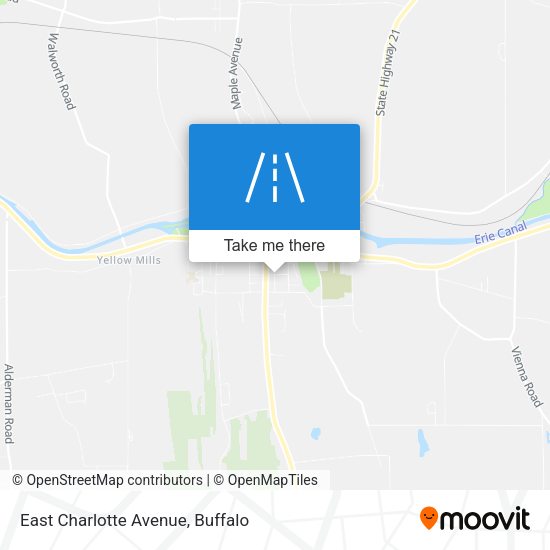 East Charlotte Avenue map