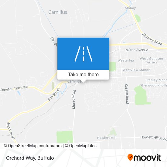 Mapa de Orchard Way