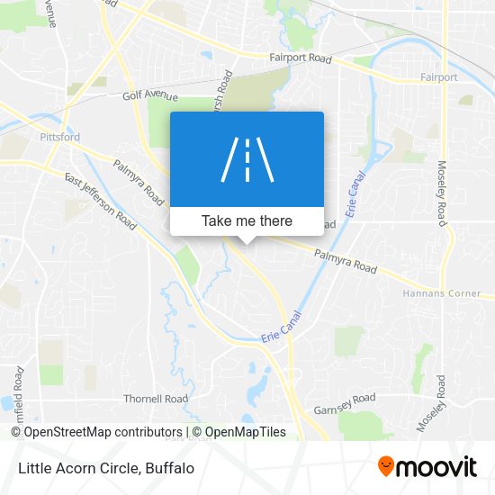 Little Acorn Circle map