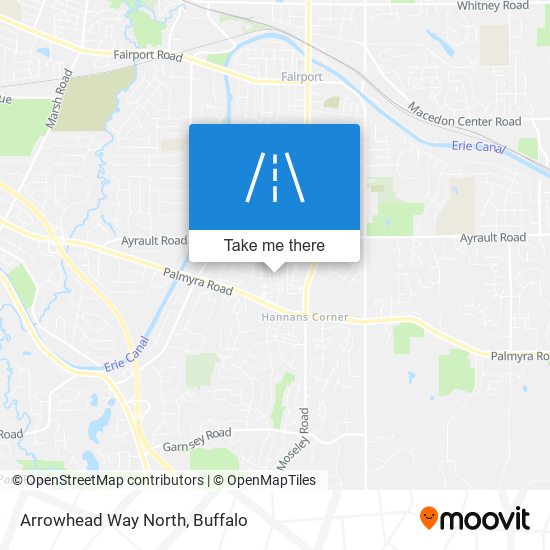 Mapa de Arrowhead Way North
