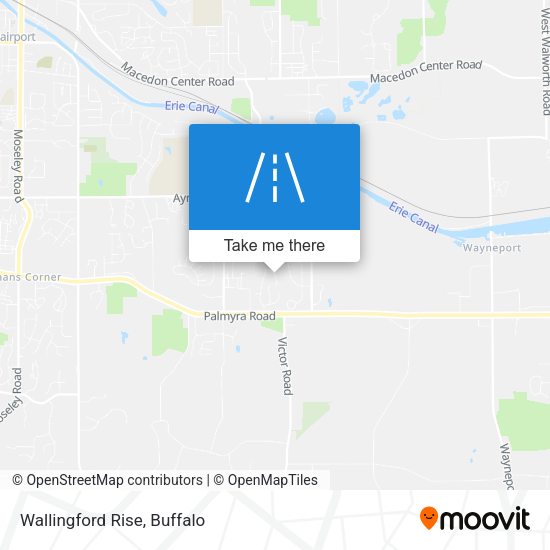 Mapa de Wallingford Rise
