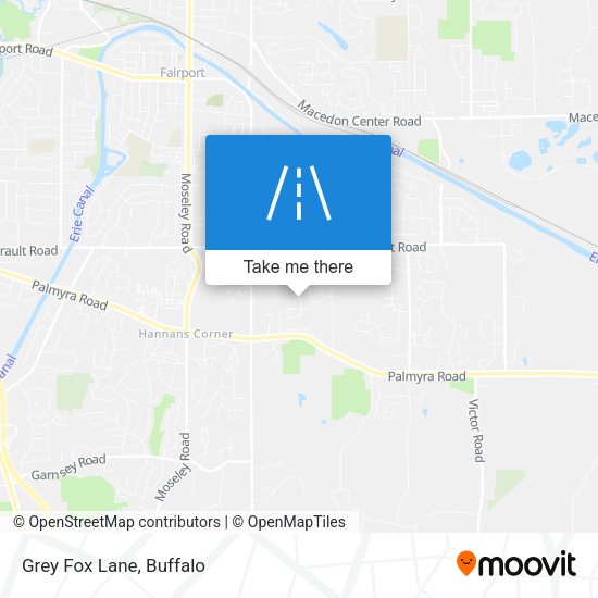 Mapa de Grey Fox Lane