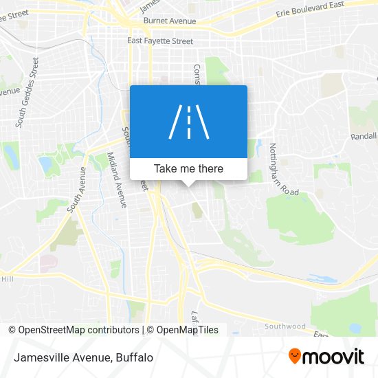 Mapa de Jamesville Avenue