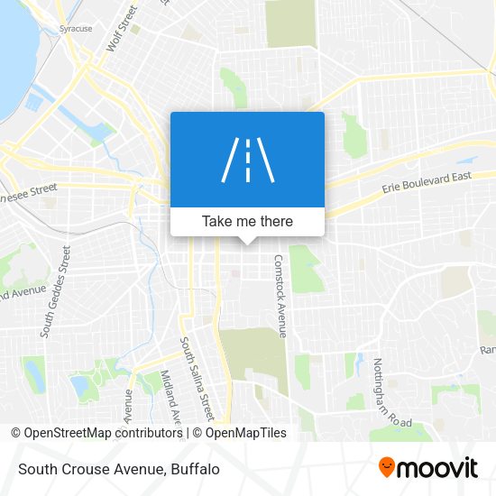 Mapa de South Crouse Avenue