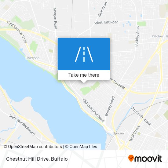 Mapa de Chestnut Hill Drive