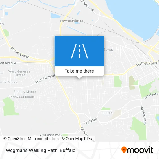 Wegmans Walking Path map