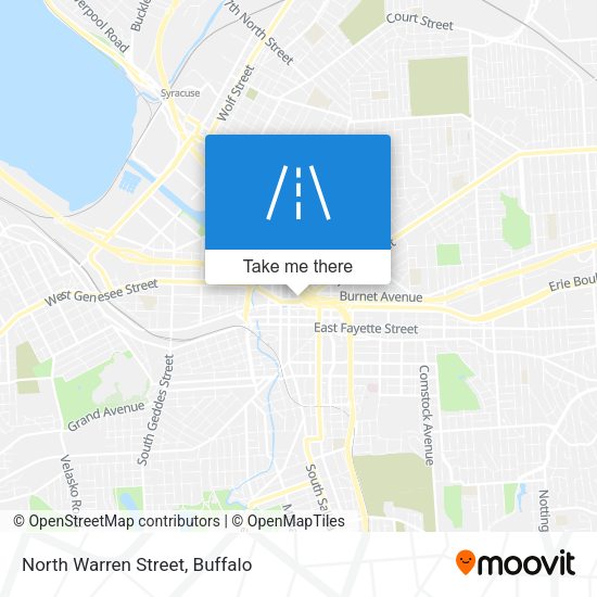 North Warren Street map