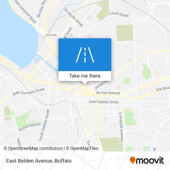 East Belden Avenue map