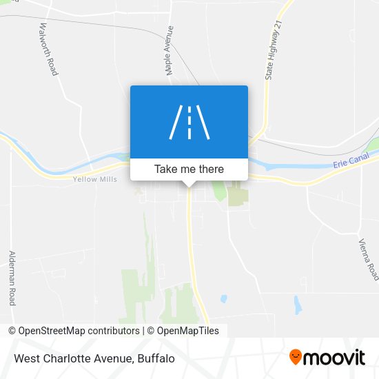 West Charlotte Avenue map