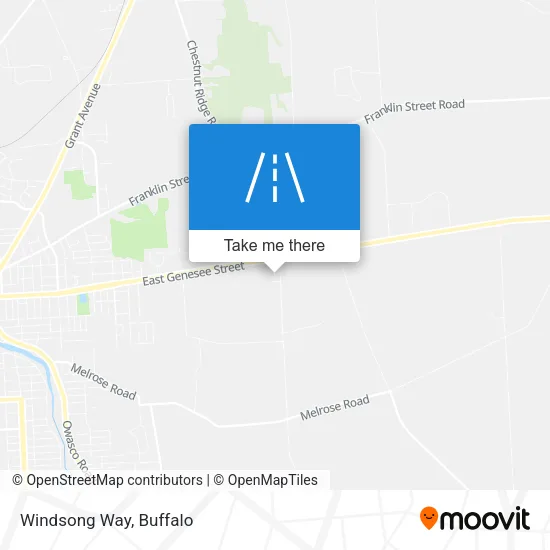Windsong Way map