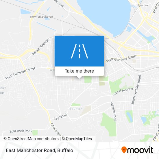 Mapa de East Manchester Road